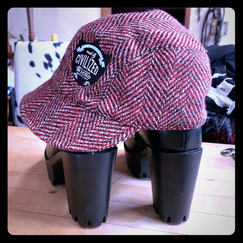 Wool tweed cap- civilized